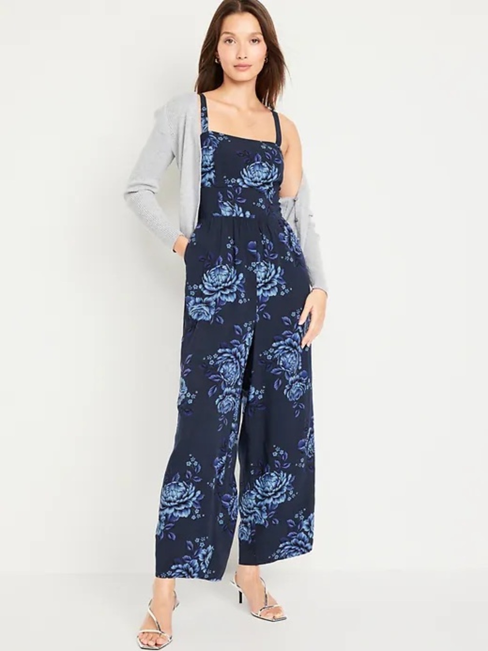 NWT Old Navy Fit & Flare Cami Jumpsuit